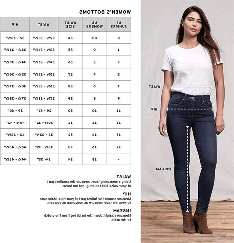 what is a size 8 in levi's women's jeans